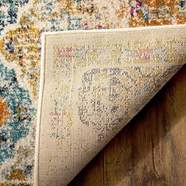 Madison Large Rectangle Area Rug, Cream and Multicolor - 10 x 14 ft., Safavieh, Mfr#: MAD611B-10